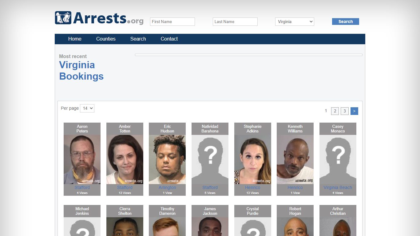 Virginia Arrests and Inmate Search